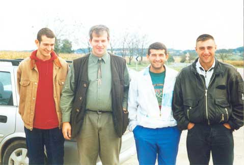 Bane, Manfred Gamperl, Aleksa and Goran